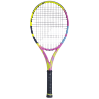 MINI RAQUETE BABOLAT PURE AERO RAFA - AMARELO/ROSA/AZUL
